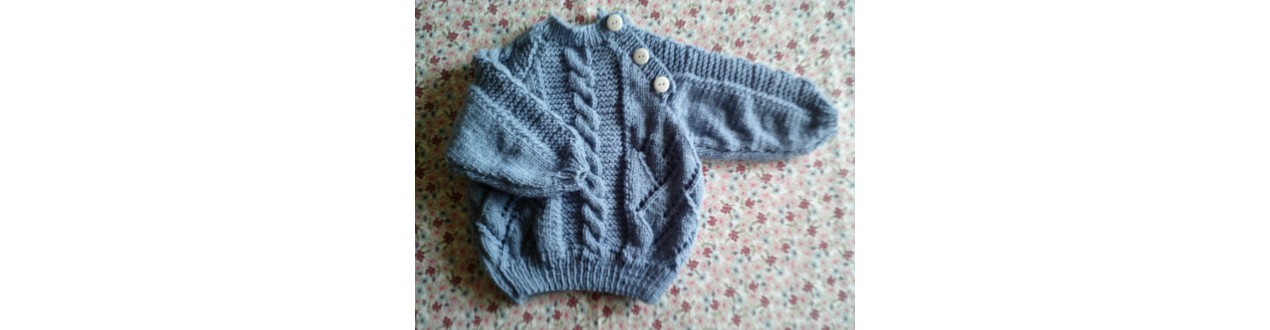 Pulls bébé en tricot pour bébé fille, bébé garçon et mixte